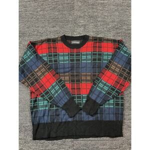 Vintage Expressions Mens XL Sweater Multicolor Christmas Like